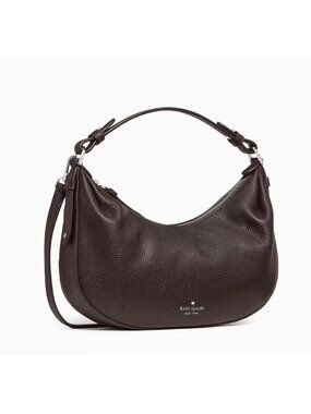 New Kate Spade Selene Shoulder Bag Pebble Leather Hot Fudge
